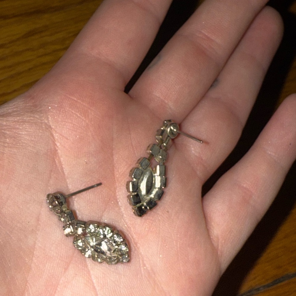 Elegant Silver Drop Earrings